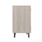 Flash Furniture Elmont Bar and Sideboard w/Shaker Style Single Door Cabinet w/Hanging Glass and Shelves, Gray NAN-F-HY-B23113-GRY-GG - alternate 7